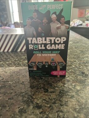 Tabletop Roll Game - Black and Teal